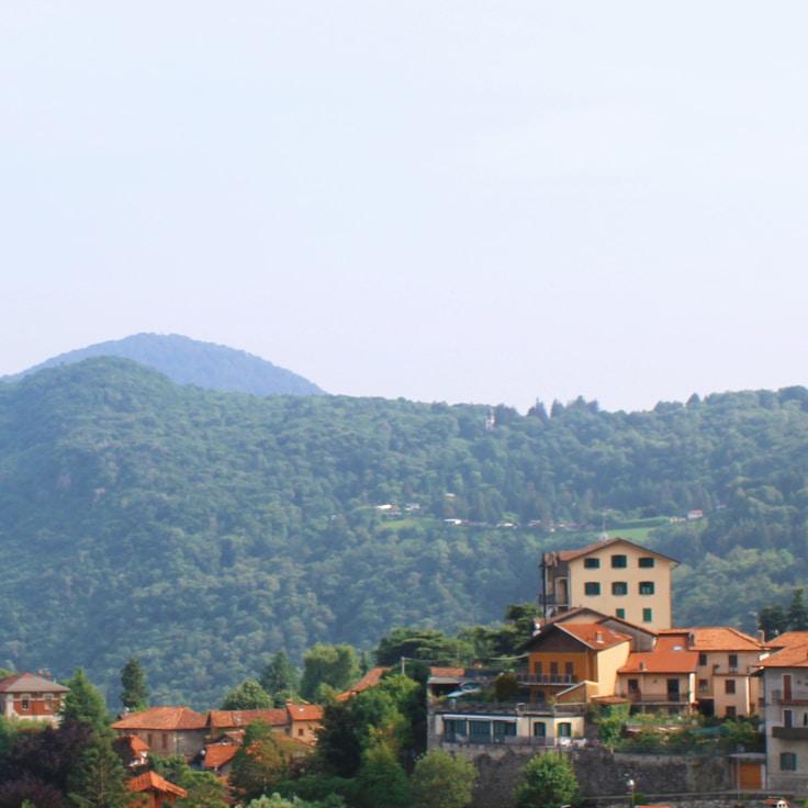 Entertainment zone at night in Switzerland